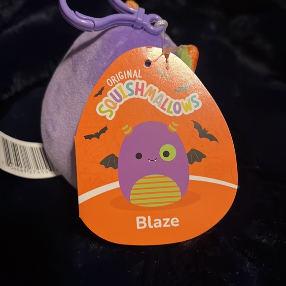 Squishmallows Blaze the Monster 3.5” Clip - Picture 5 of 6